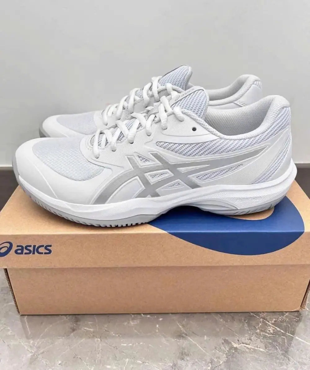 Giày Asics Game FF 'White Pure Silver' 1042A281-101 - Ảnh 4