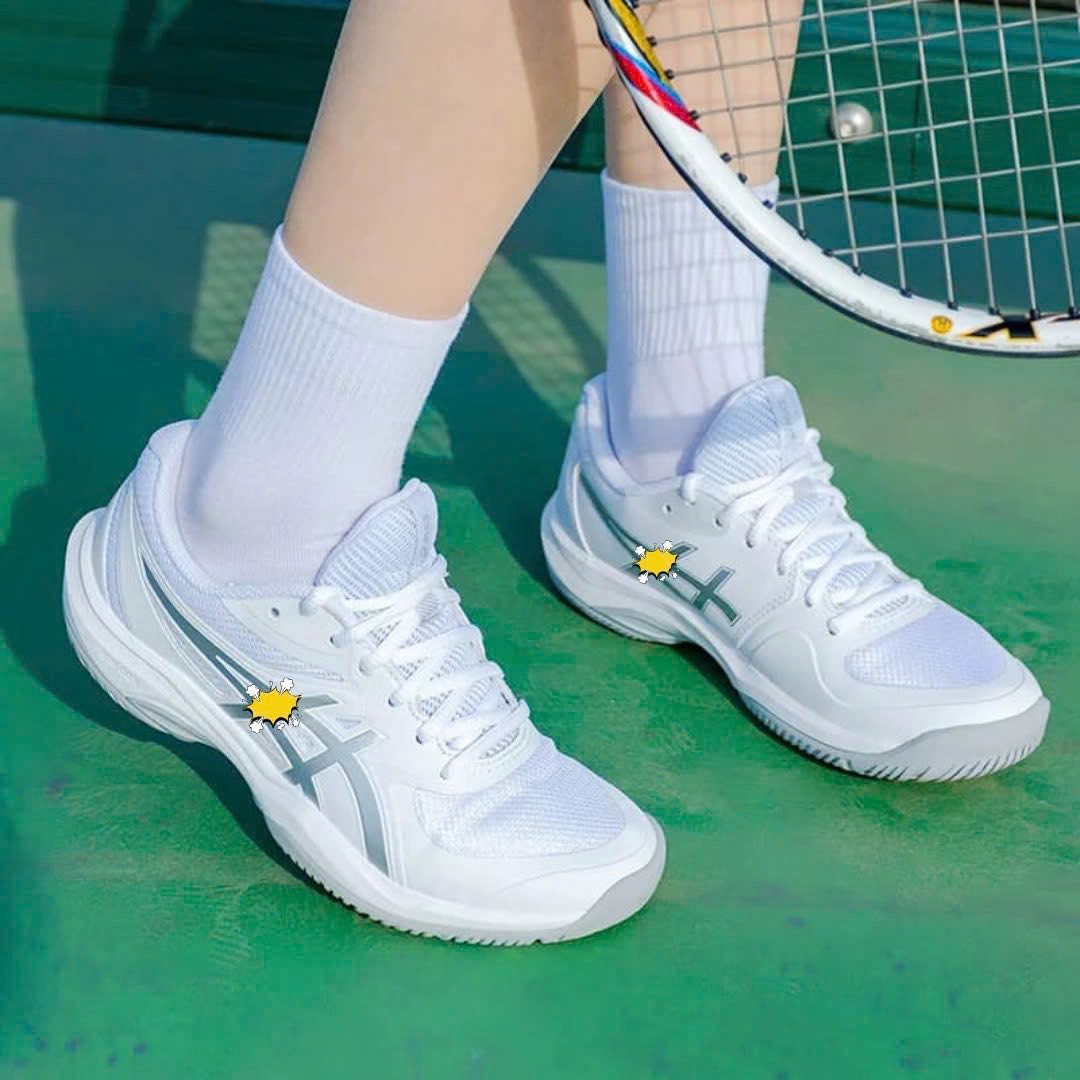 Giày Asics Game FF 'White Pure Silver' 1042A281-101 - Ảnh 8