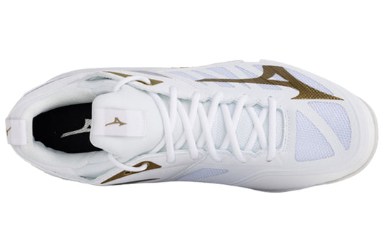 Giày Mizuno Wave Dimension Mid ‘White Gold’ V1GC224068 - Ảnh 4