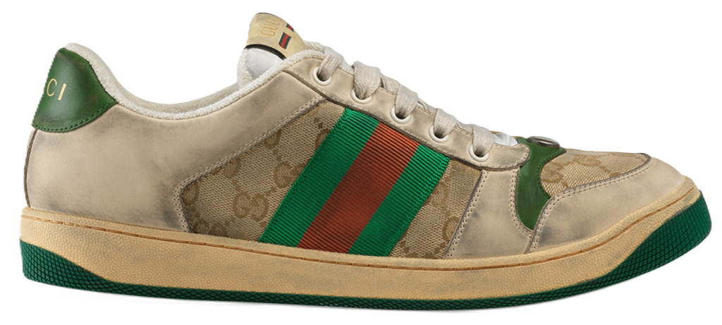 Giày Gucci Screener GG Gg Canvas 'White Leather' 5465519Y9209666