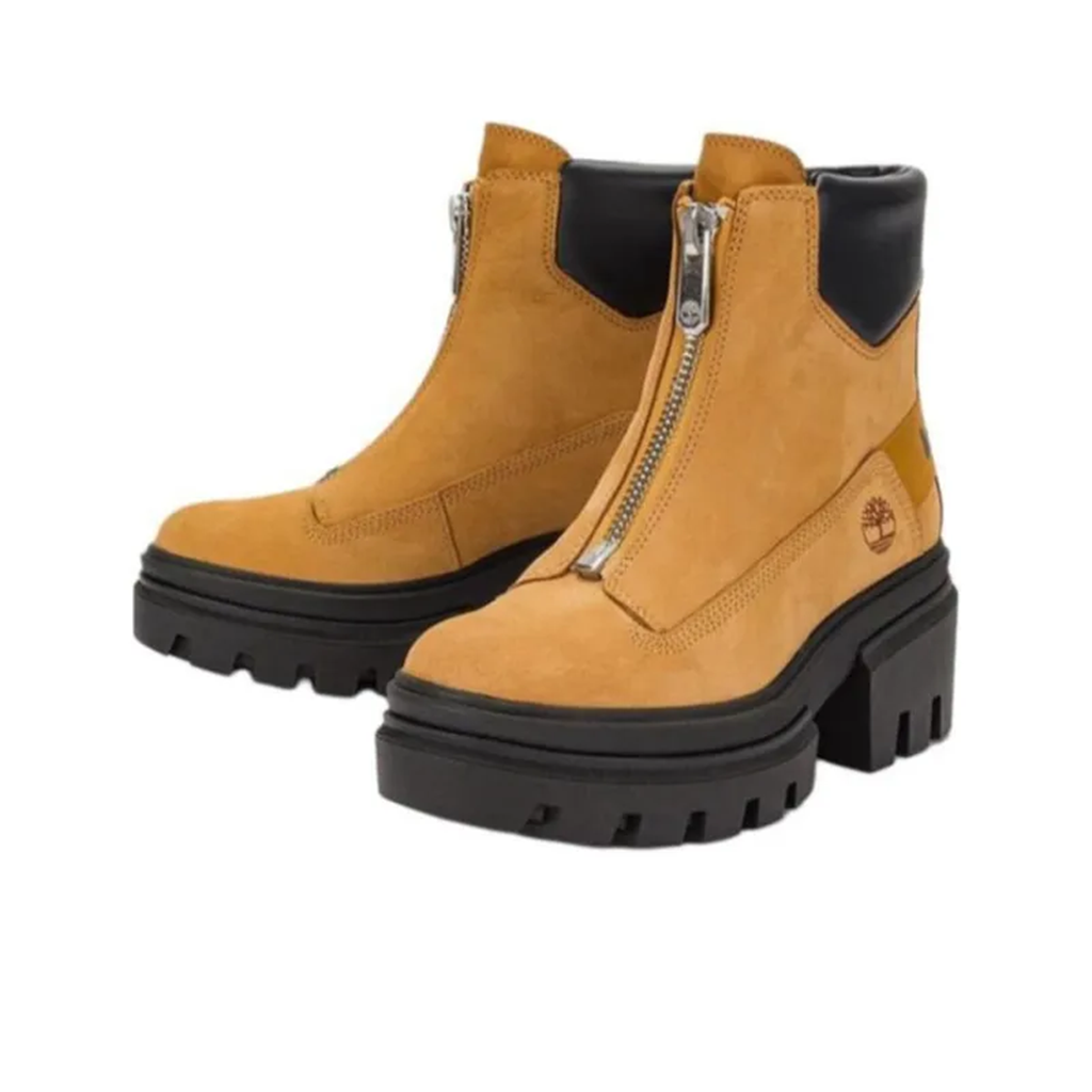 Giày Timberland Everleigh Front Zip 'Wheat Nubuck' A5YHM - Ảnh 5