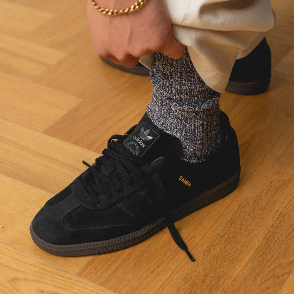 Giày Adidas Samba OG ‘Core Black Gum’ IG1237 - Ảnh 3