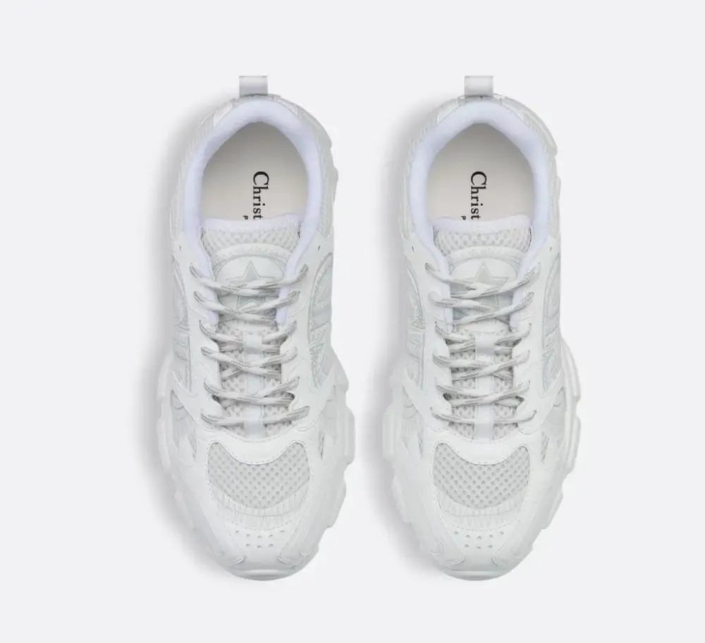 Giày Dior Chrono Sneaker ‘White’ KCK414TRM-S10W - Ảnh 4