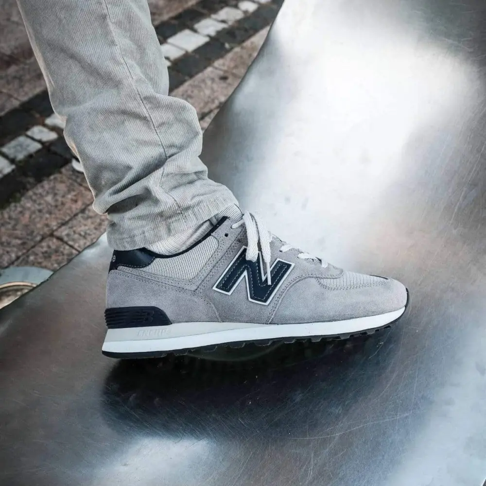 Giày New Balance 574 ‘Dark Grey Dark Navy’ ML574BE2 - Ảnh 3
