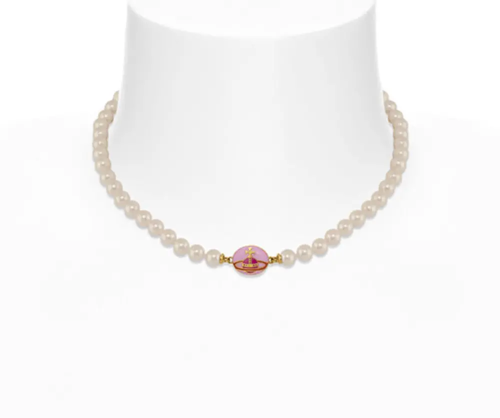 Vòng Cổ Vivienne Westwood Loelia 'Creamrose' 63030020-02R524-IM