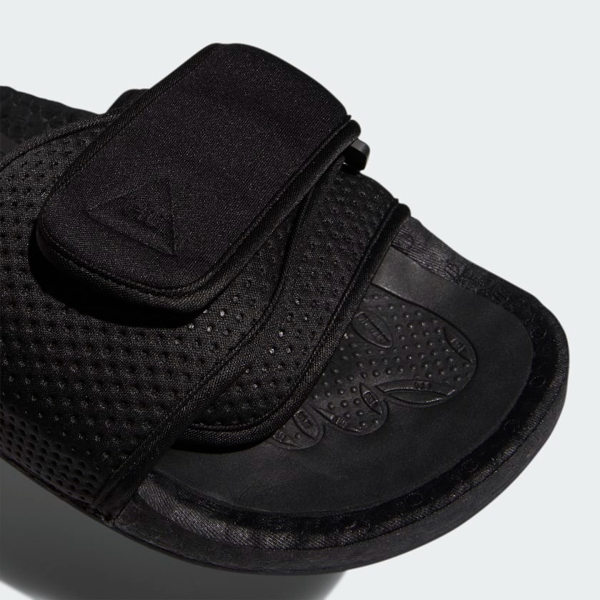Dép Adidas Pharrell x Boost Slides ‘Triple Black’ FX8056 - Ảnh 5