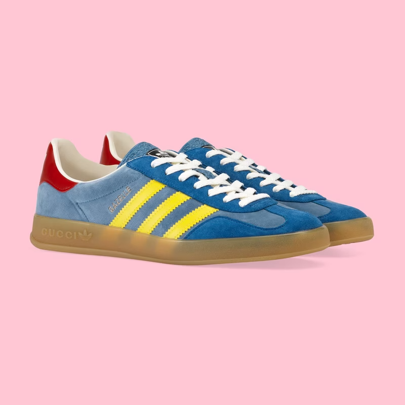 Alternative view of Giày Gucci x Adidas Men’s Gazelle ‘Blue’ ‎707848-9STU0-4860