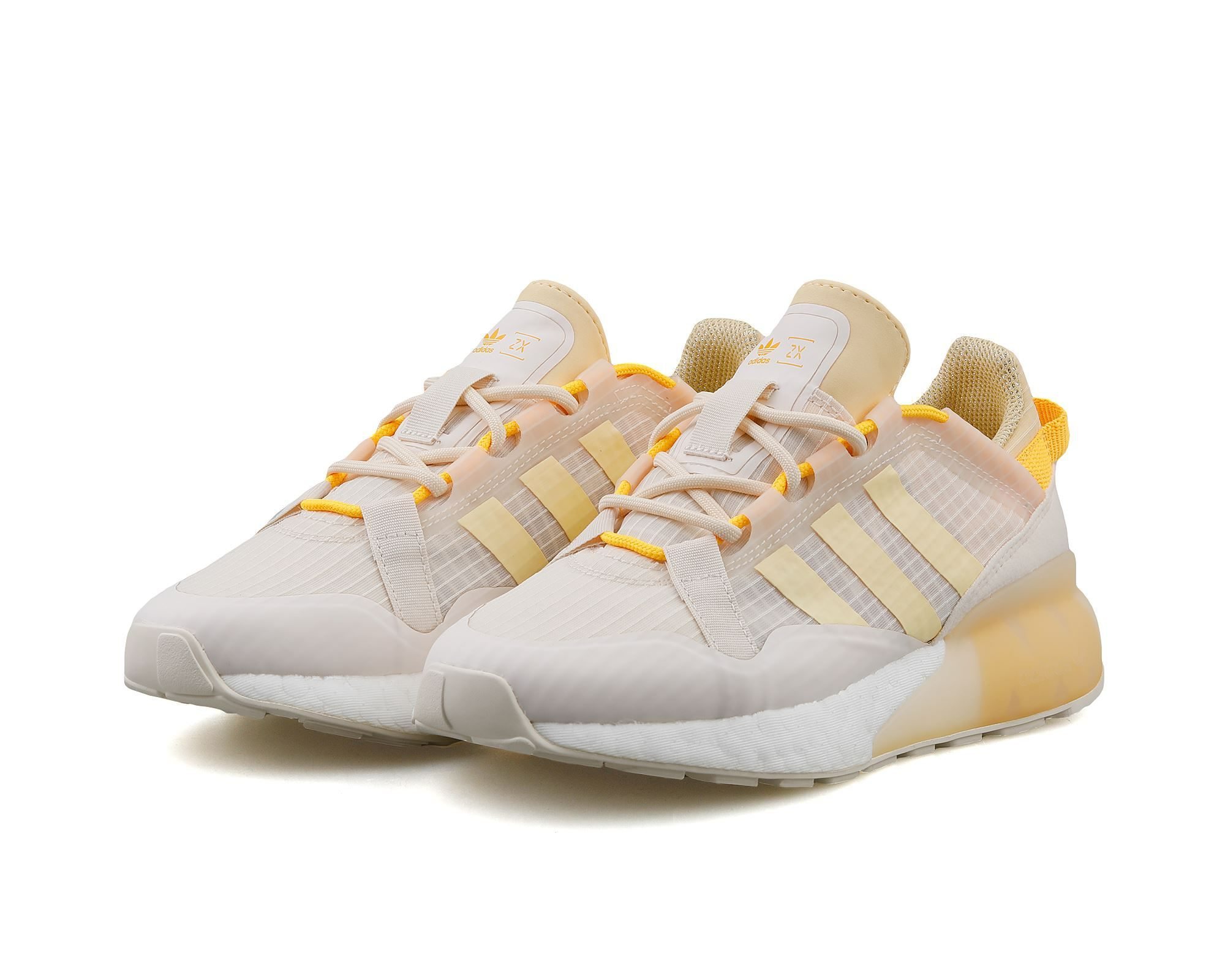 Giày Adidas Wmns ZX 2K Boost Pure ‘Wonder White Orange Tint’ GZ7875 - Ảnh 2