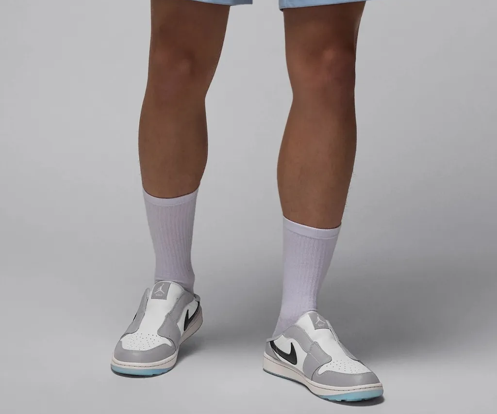 Alternative view of Giày Nike Jordan 1 Mule Golf 'Wolf Grey' FJ1214-004