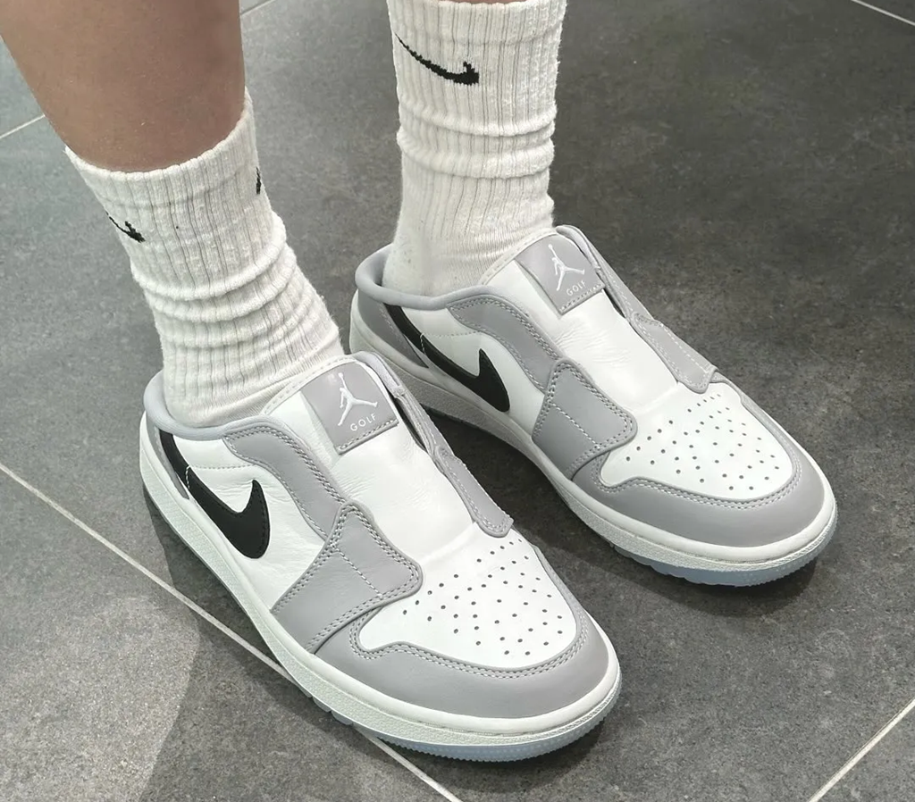 Giày Nike Jordan 1 Mule Golf 'Wolf Grey' FJ1214-004 - Ảnh 3