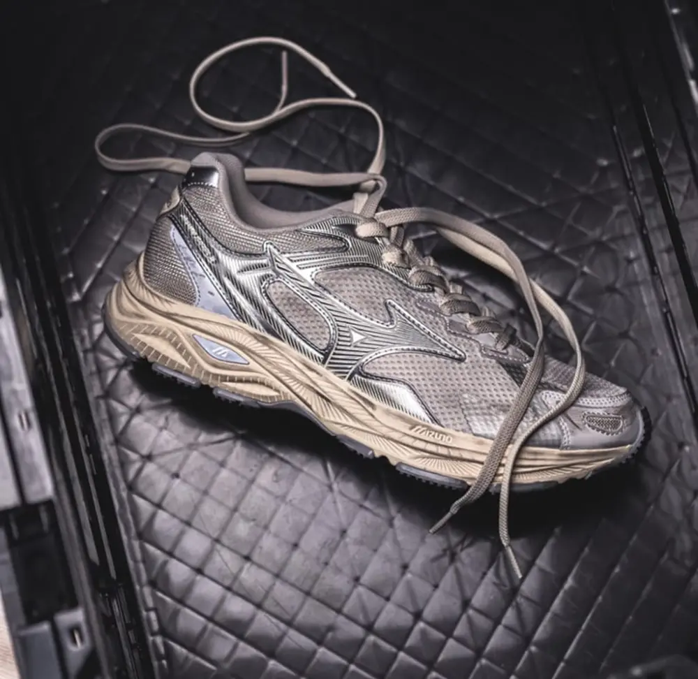 Giày Mizuno Racer S ‘White Metallic Silver’ D1GH223518 - Ảnh 7