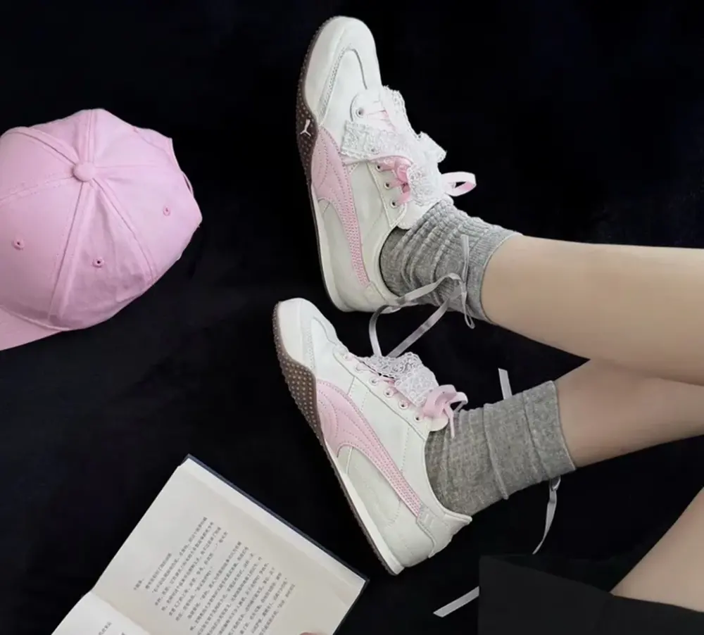 Alternative view of Giày PUMA Bella UT 'White Pink' 403492-02