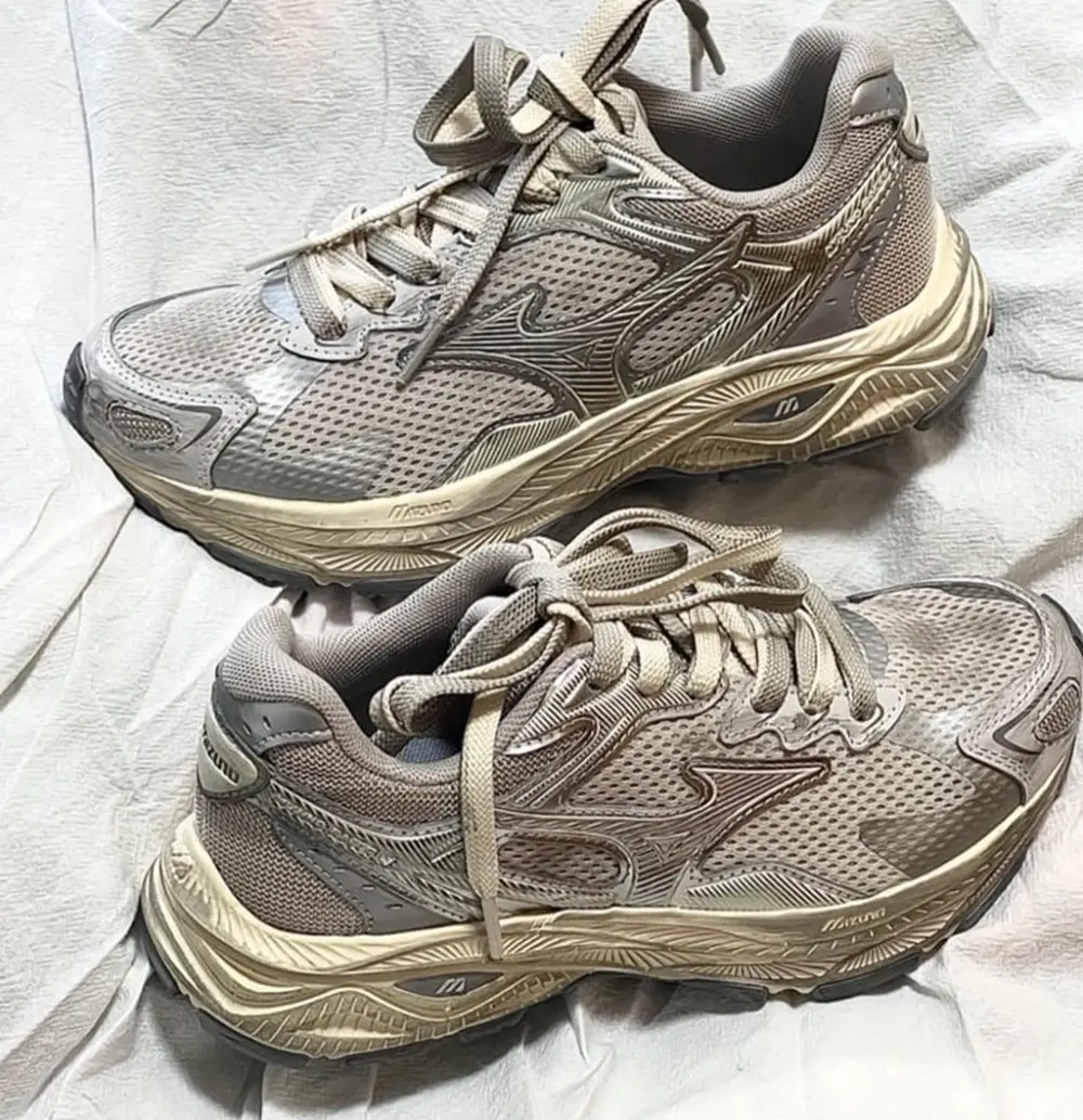 Giày Mizuno Racer S ‘White Metallic Silver’ D1GH223518 - Ảnh 6