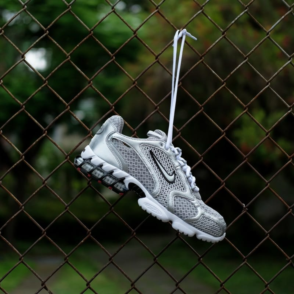 Giày Nike Zoom Spiridon Caged 2 ‘Metallic Silver’ CJ1288-001 - Ảnh 3