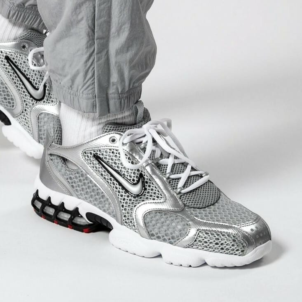 Giày Nike Zoom Spiridon Caged 2 ‘Metallic Silver’ CJ1288-001 - Ảnh 2