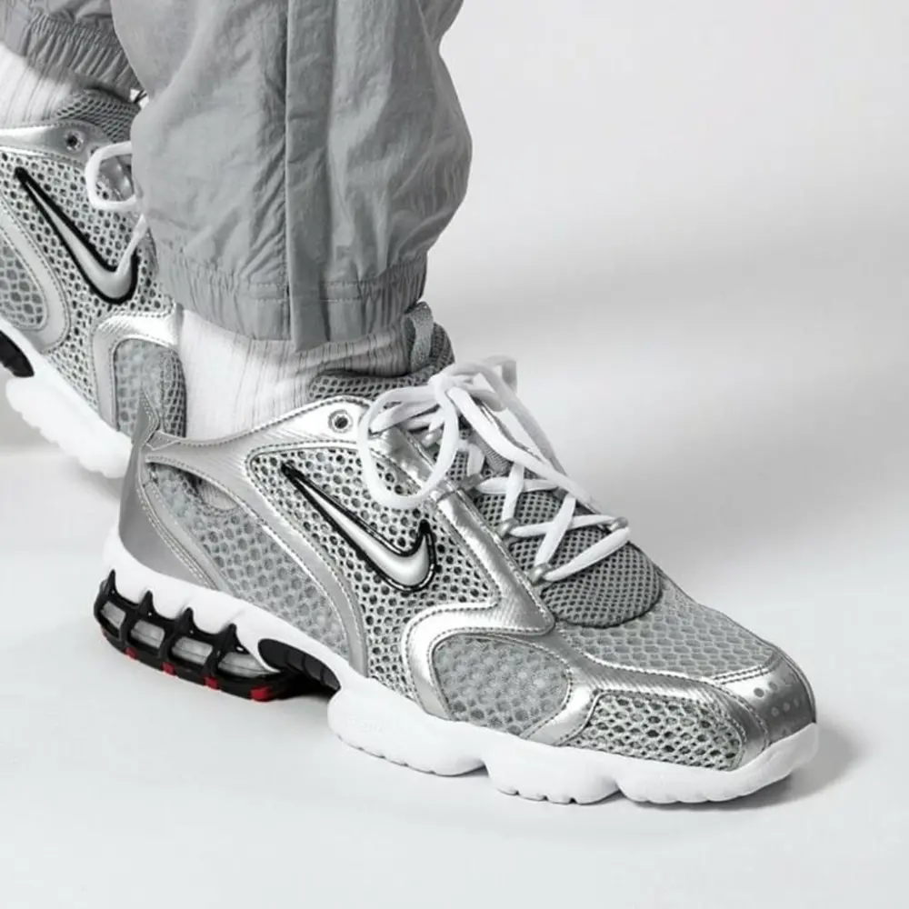 Alternative view of Giày Nike Zoom Spiridon Caged 2 ‘Metallic Silver’ CJ1288-001