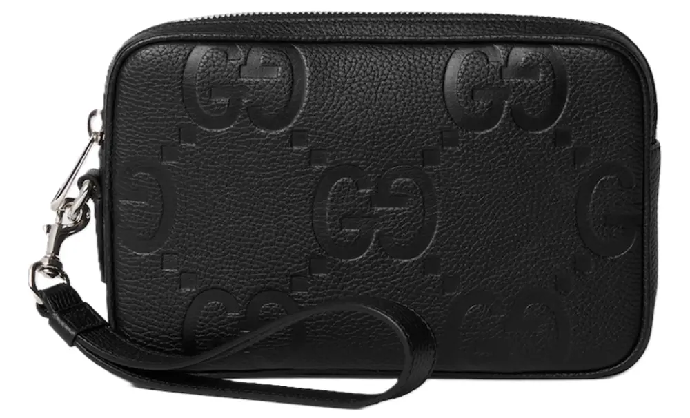 Túi Gucci Small Jumbo GG Pouch ‘Black’ 802148-AABY0-1000