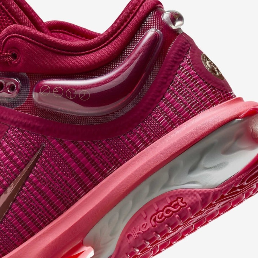 Giày Nike GT Jump 2 Mystic Hibiscus Hot Punch 'Gym Red' DJ9432-603 - Ảnh 7