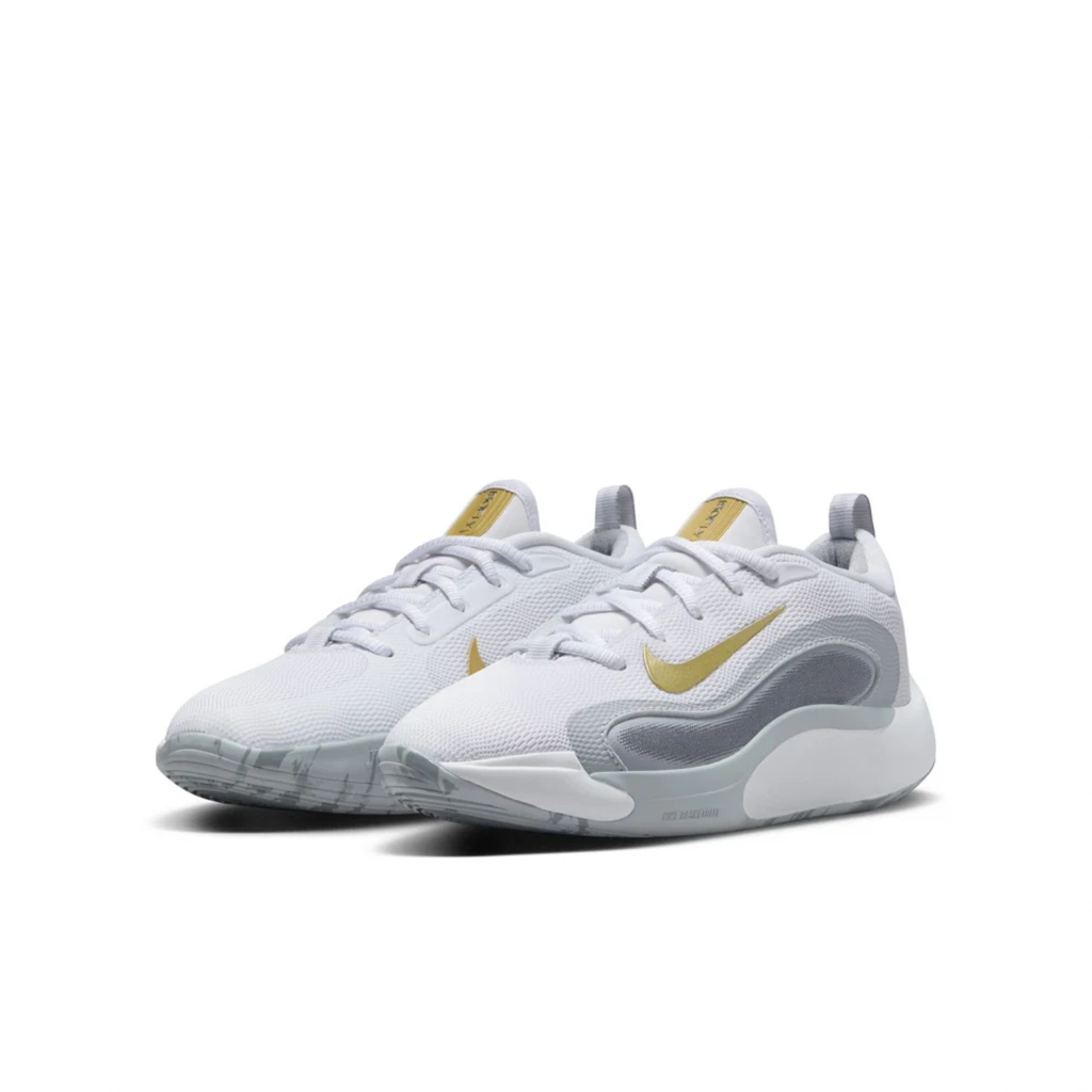 Giày Nike IsoFly GS 'White Grey Gold' FN4384-100 - Ảnh 4