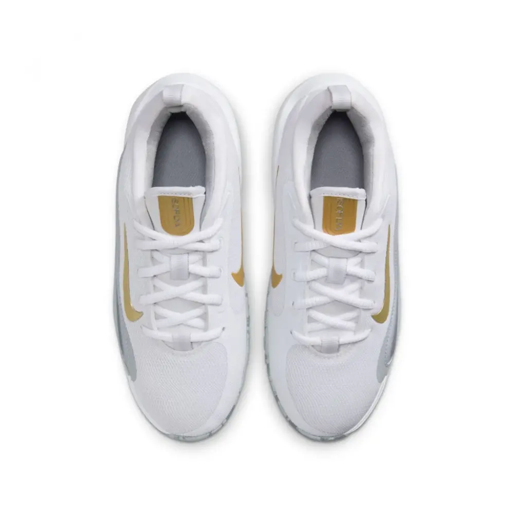 Giày Nike IsoFly GS 'White Grey Gold' FN4384-100 - Ảnh 3