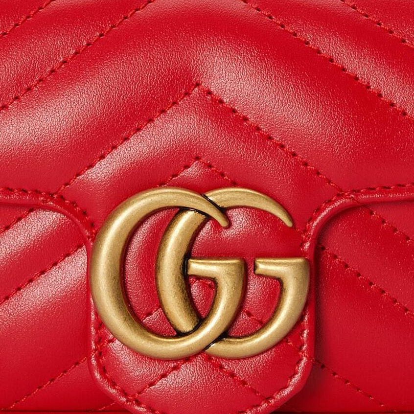 Túi Gucci GG Marmont Super Mini Bag ‘Red’ 476433-DTDHT-6832 - Ảnh 3