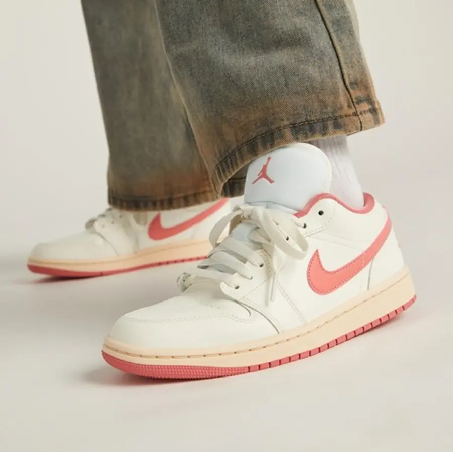 Giày Nike Air Jordan 1 Low ‘Sail Guava Ice Pink Salt’ DC0774-109 - Ảnh 7