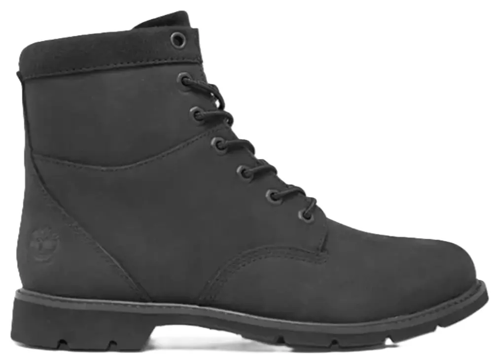 Giày Timberland Campton Waterproof 6 Inch Wide Fit 'Black Nubuck' A2D7GW