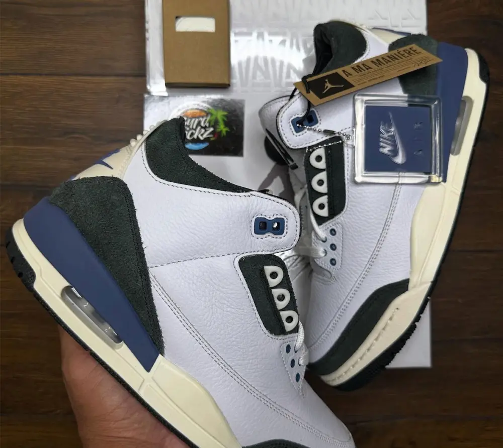 Giày Nike Air Jordan 3 x A Ma Maniere ‘Diffused Blue’ HV8571-100 - Ảnh 7