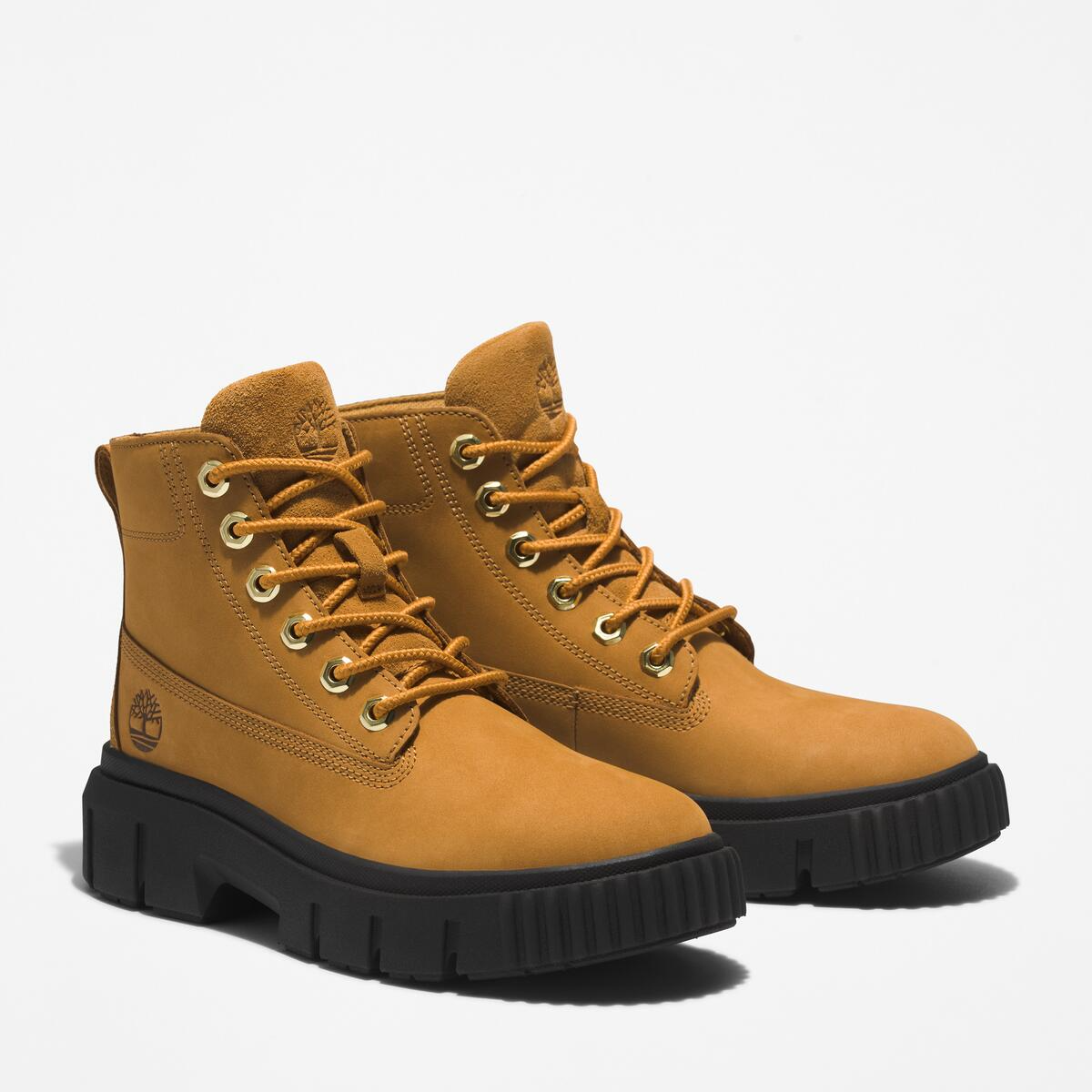 Giày Timberland Greyfield Mid Lace-Up ‘Brown’ A5RP4231 - Ảnh 4