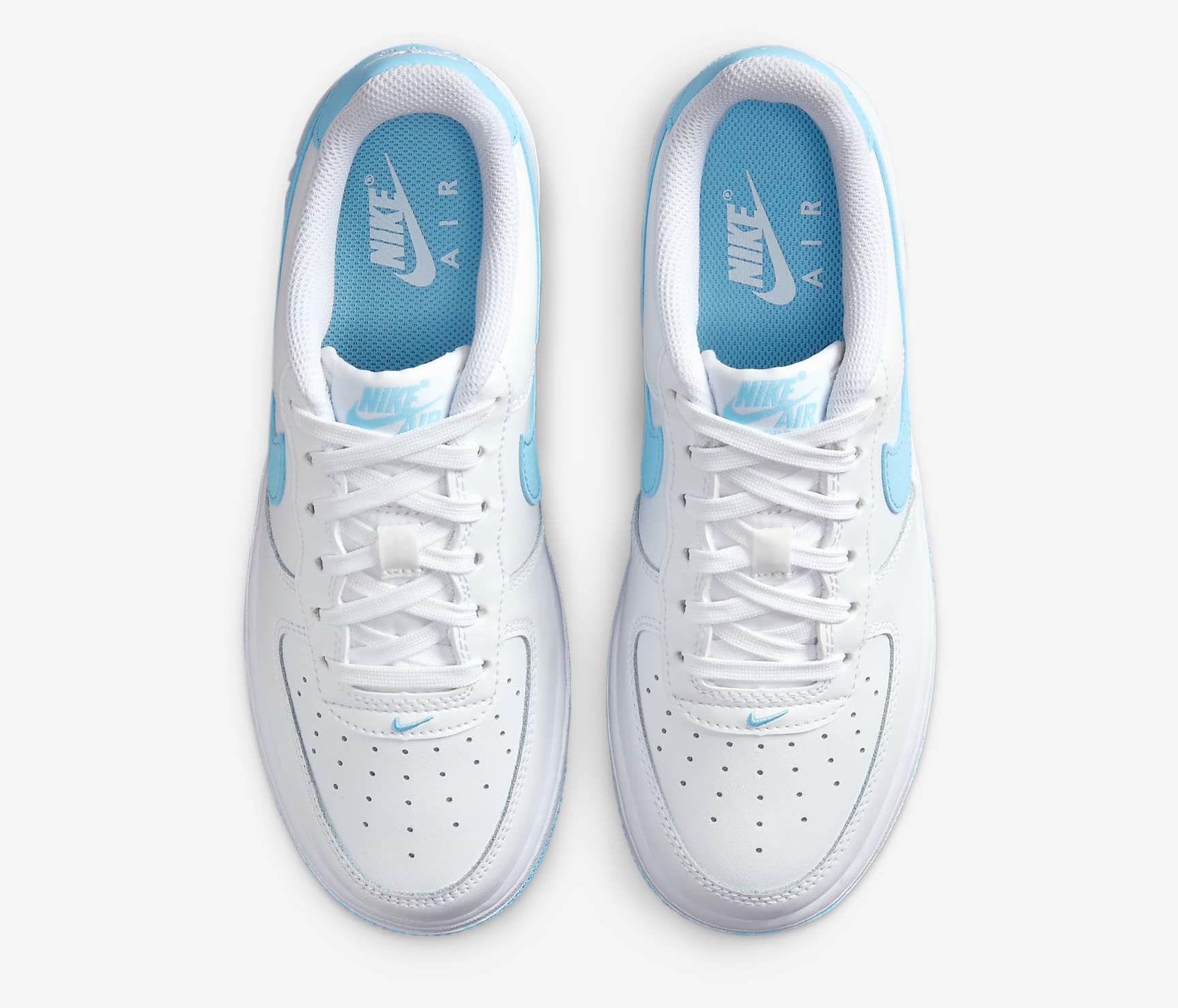 Giày Nike Air Force 1 Low GS ‘White Aquarius Blue’ FV5948-107 - Ảnh 5