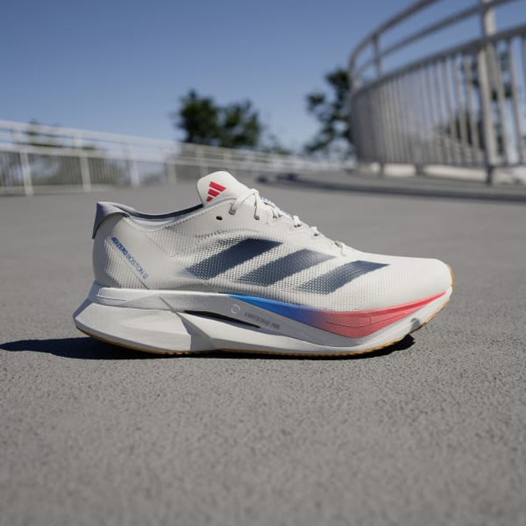 Giày Adidas Adizero Boston 12 'White Dark Blue Pure Ruby' JI4476 - Ảnh 5