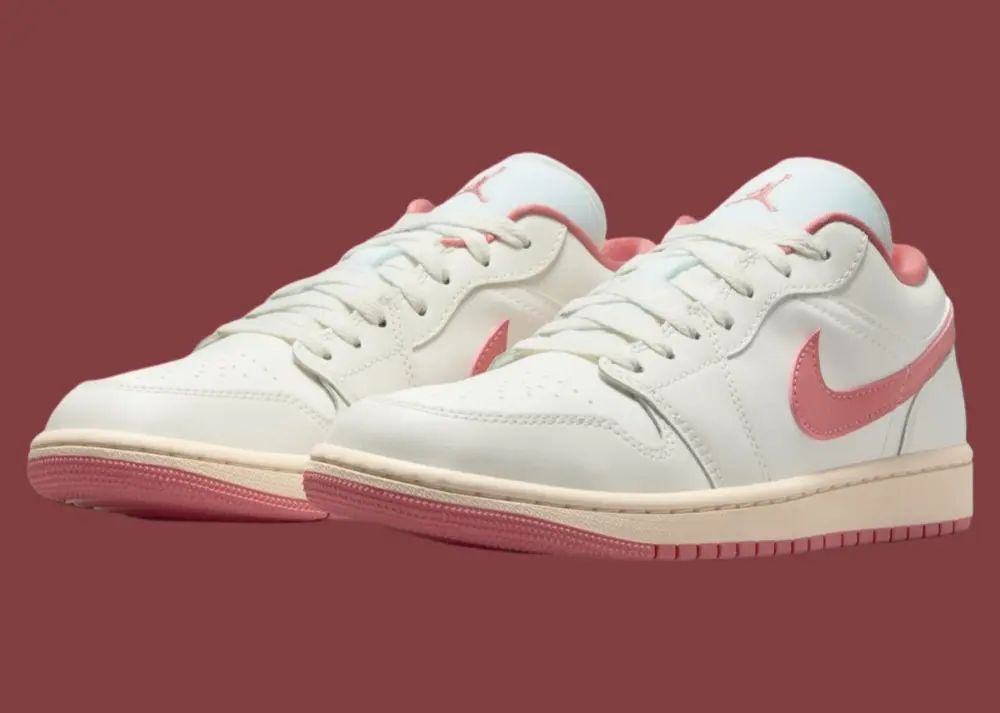 Giày Nike Air Jordan 1 Low ‘Sail Guava Ice Pink Salt’ DC0774-109 - Ảnh 6