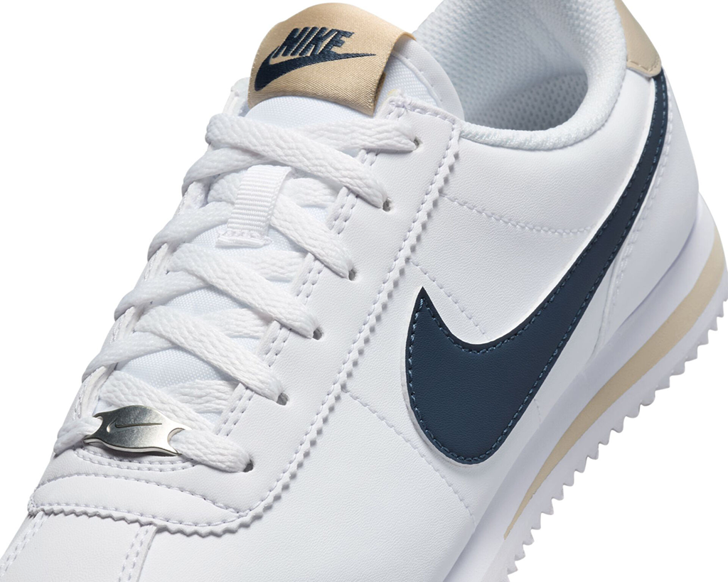 Giày Nike Cortez GS ‘White Khaki Thunder Blue’ DM0950-114 - Ảnh 3