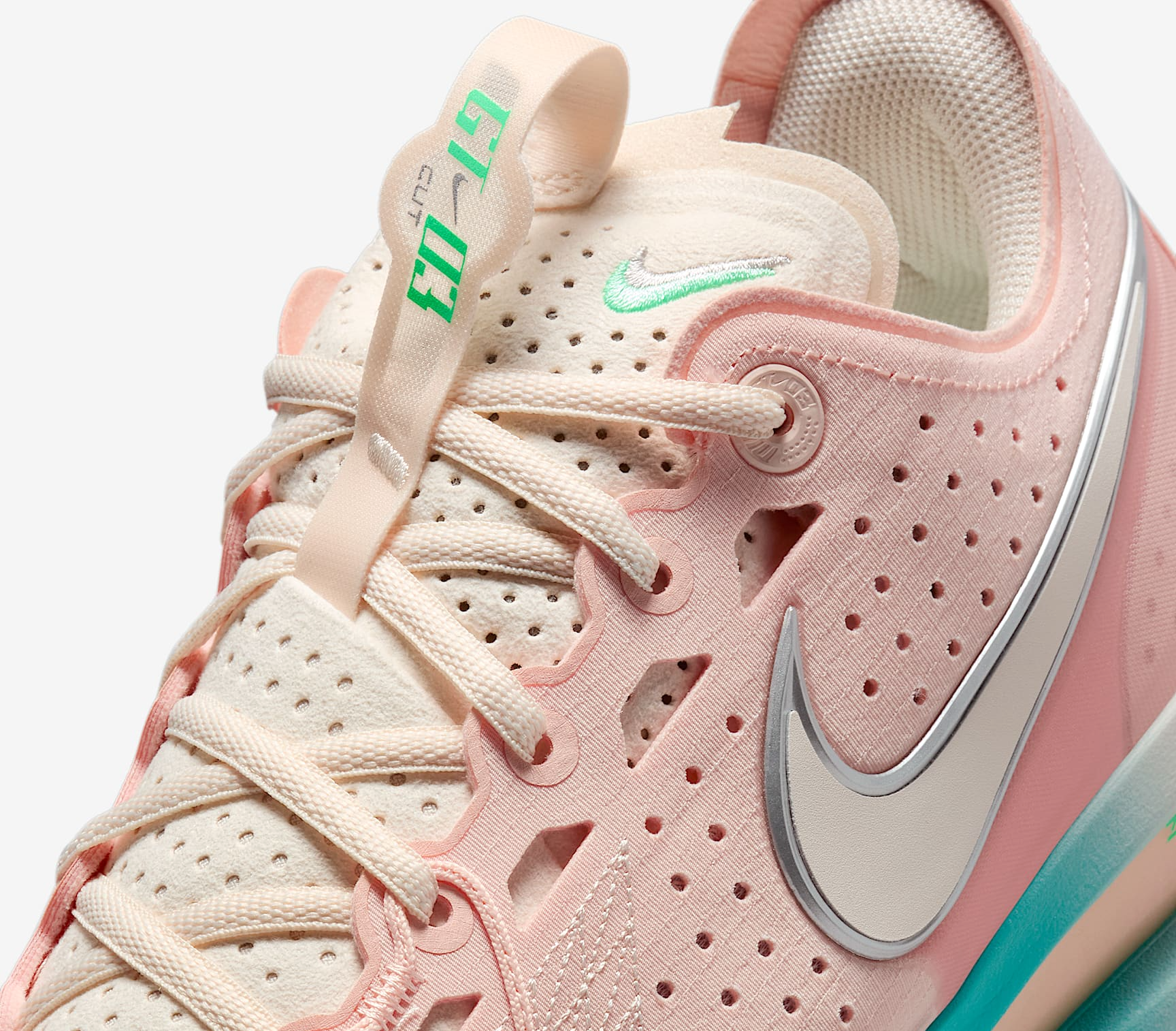 Giày Nike Air Zoom GT Cut 3 EP ‘Washed Coral Dusty Cactus’ DV2918-601 - Ảnh 2