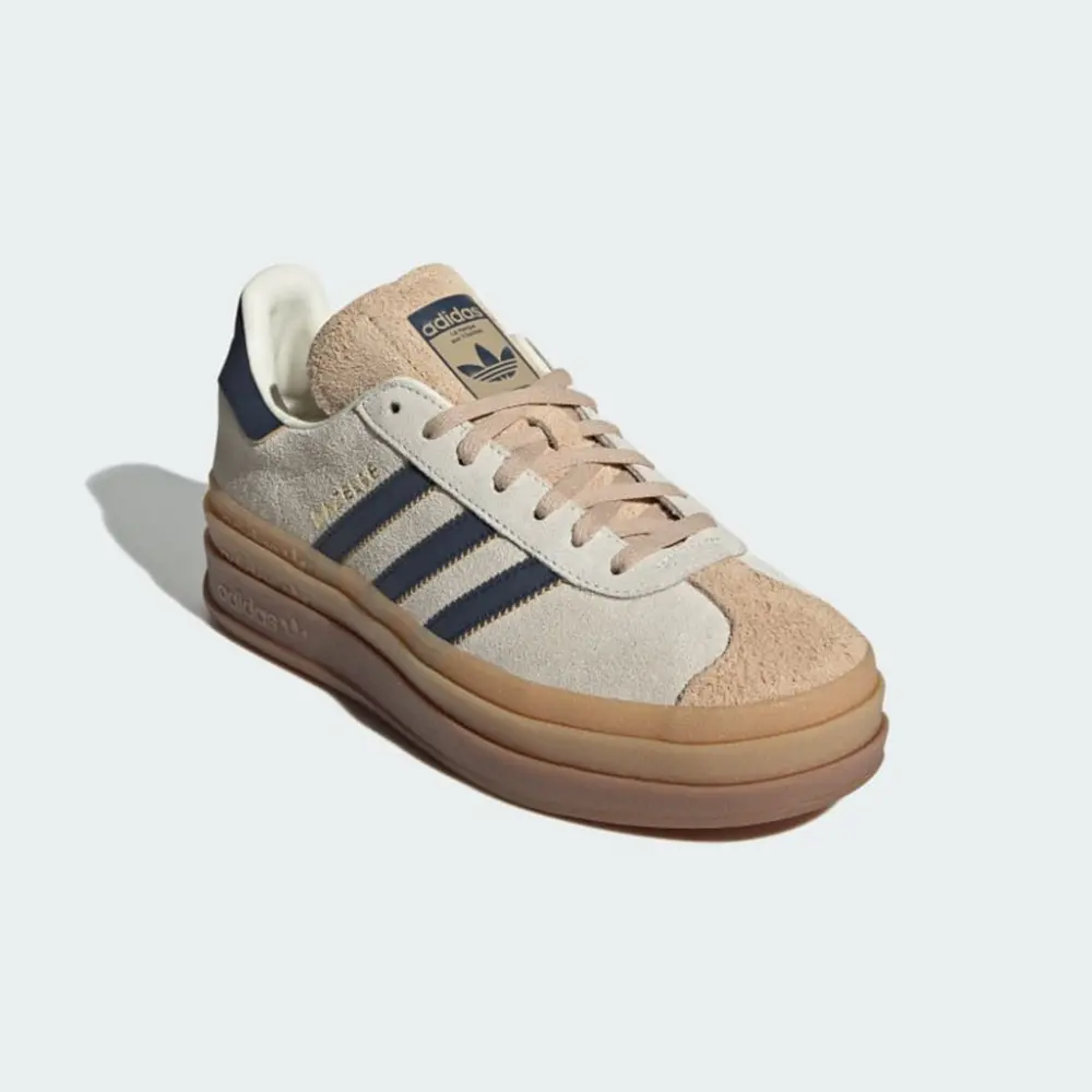 Giày Adidas Gazelle Bold ‘Cream Night Indigo’ JQ5126 - Ảnh 4