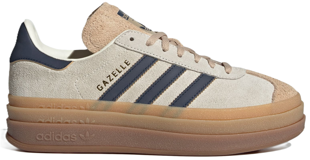 Giày Adidas Gazelle Bold ‘Cream Night Indigo’ JQ5126