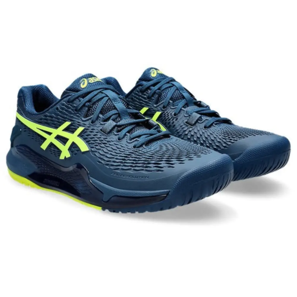 Giày Asics Gel-Resolution 9 ‘Blue Safety Yellow’ 1041A330-404 - Ảnh 4