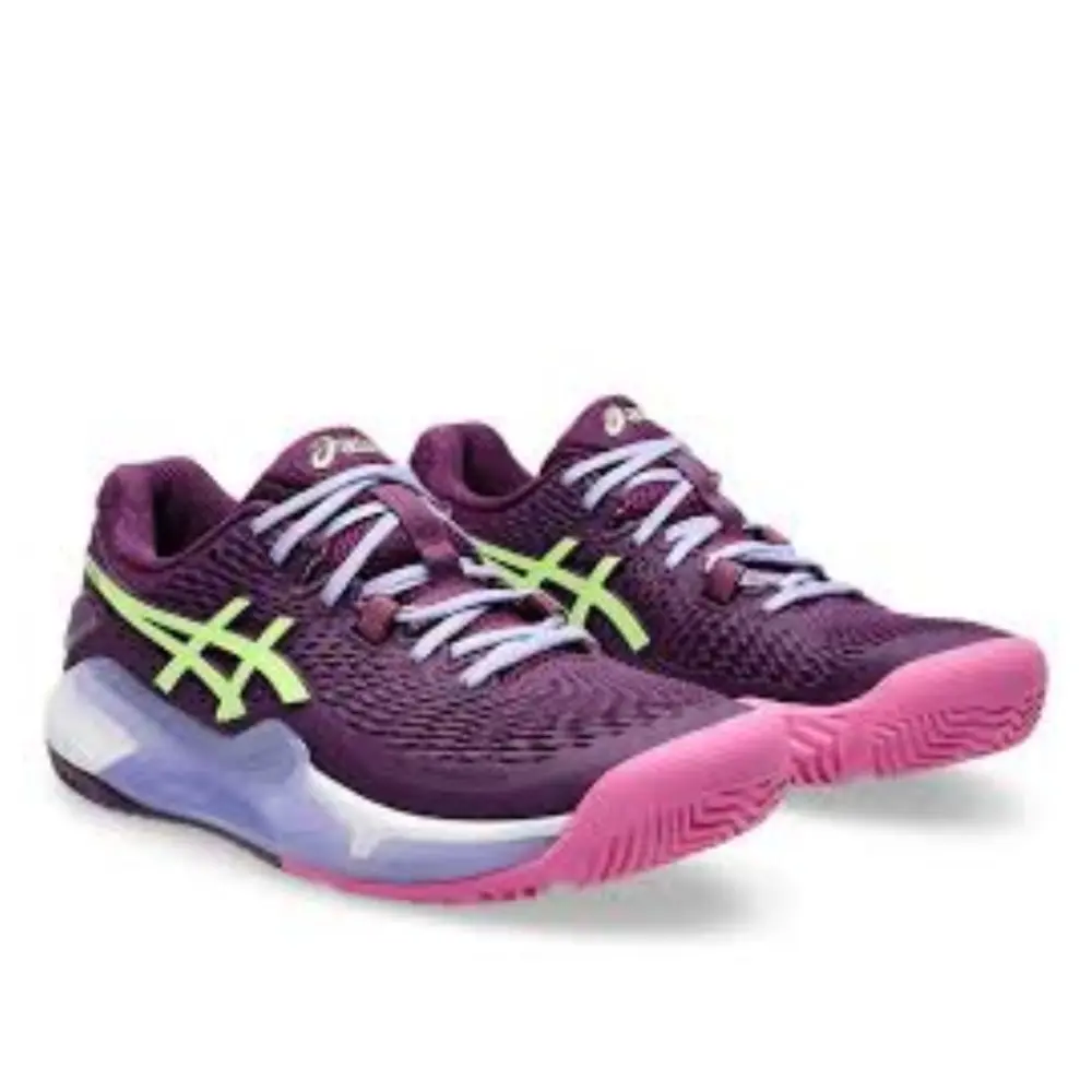 Alternative view of Giày Asics Gel-Resolution 9 Padel ‘Deep Lime’ 1042A245-500