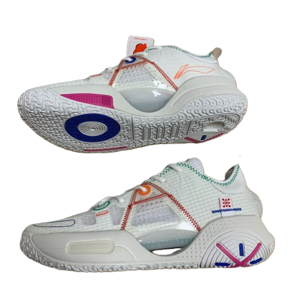 Giày Lining Wade All City 9 V1.5 ‘White Red’ ABPR033-3 - Ảnh 4