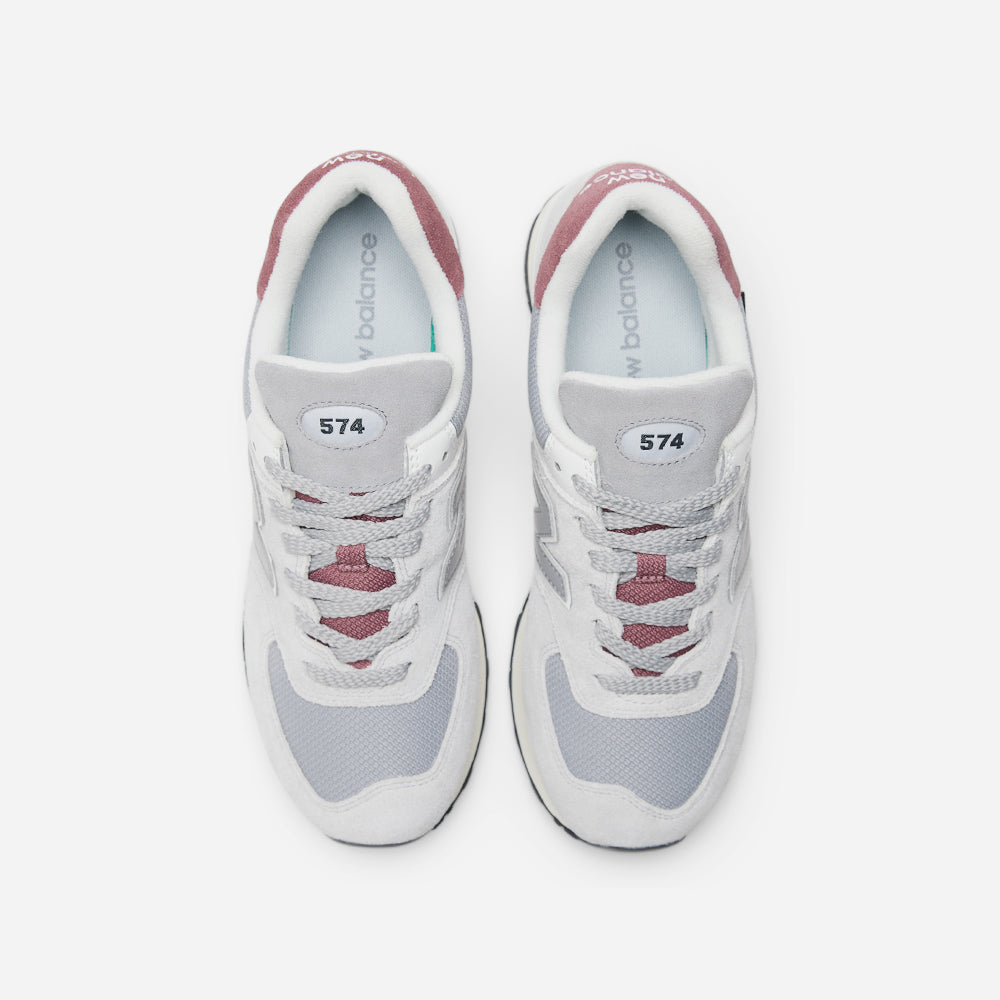 Giày New Balance 574 ‘Arctic Grey Maroon’ U574KBR - Ảnh 4