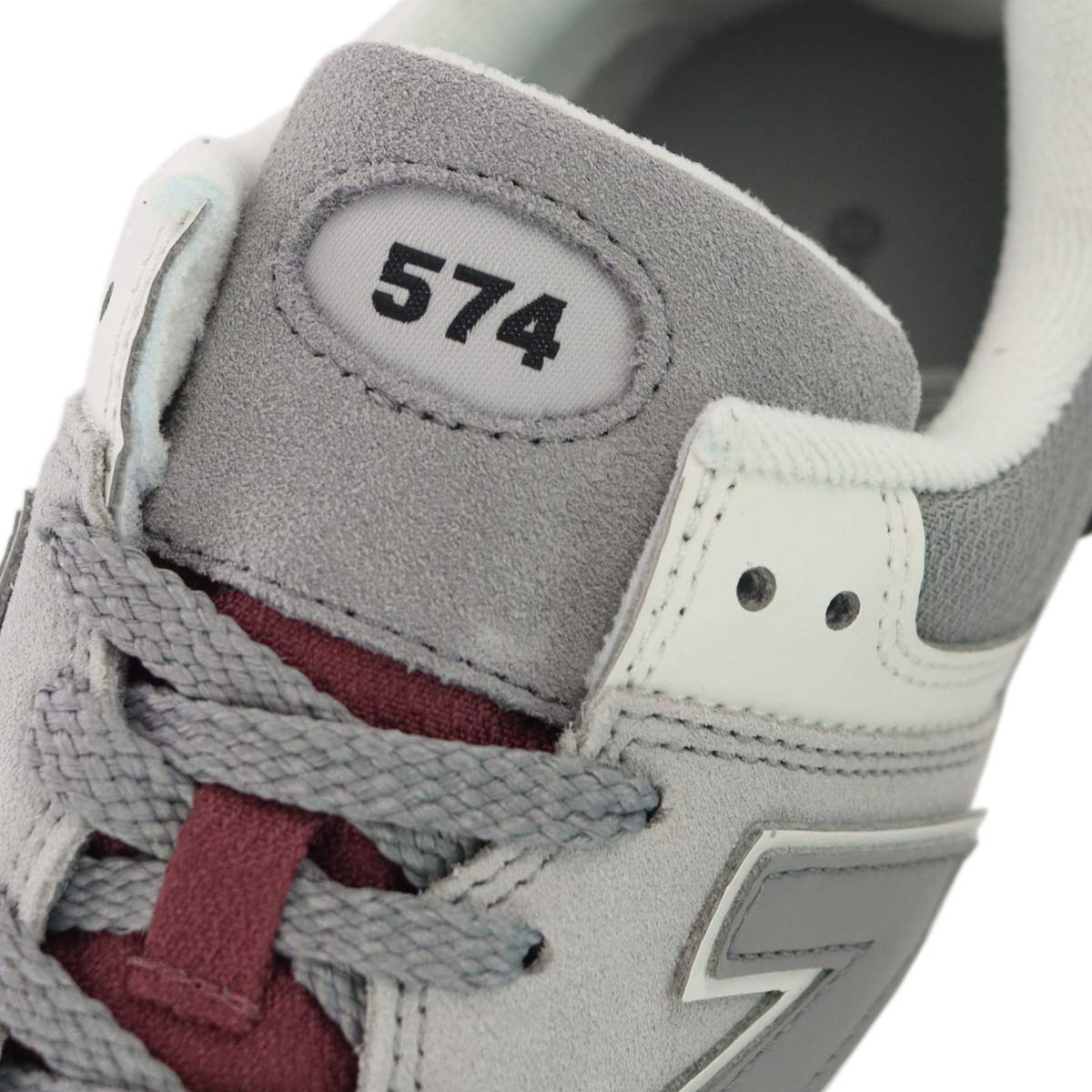 Giày New Balance 574 ‘Arctic Grey Maroon’ U574KBR - Ảnh 3