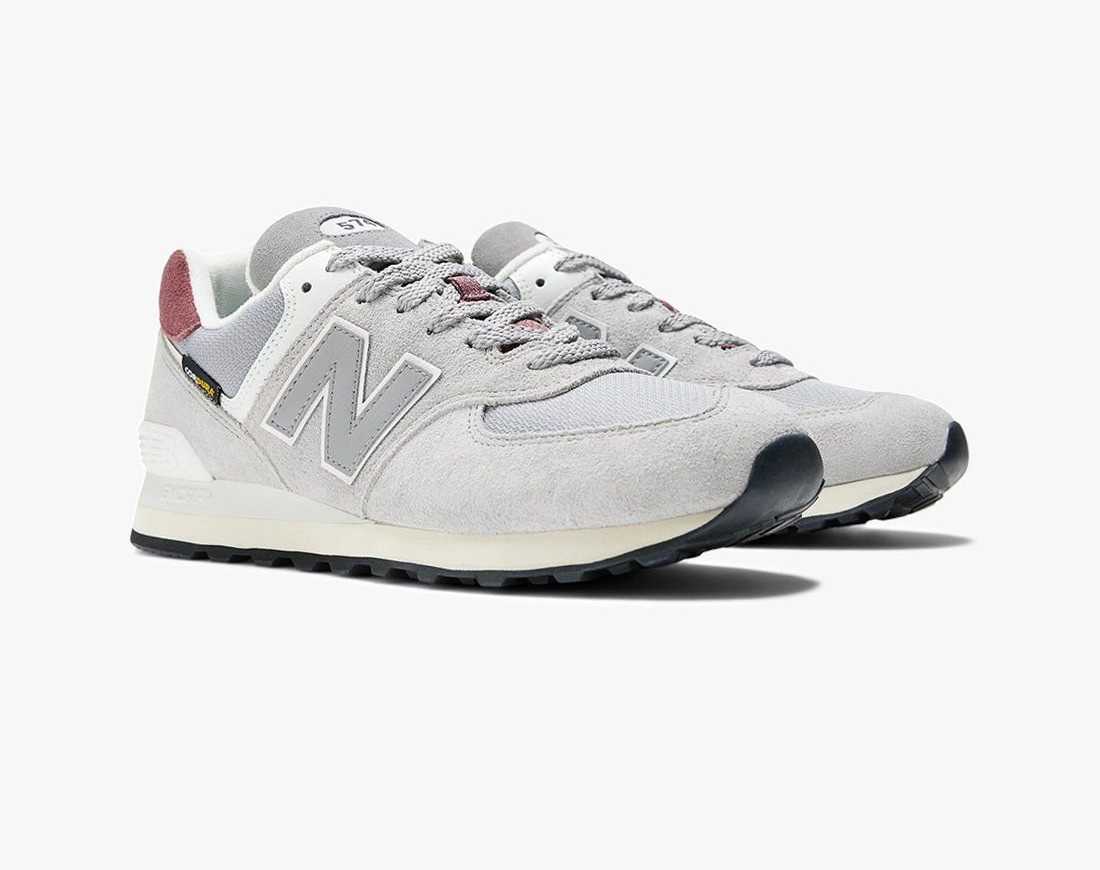 Giày New Balance 574 ‘Arctic Grey Maroon’ U574KBR - Ảnh 5