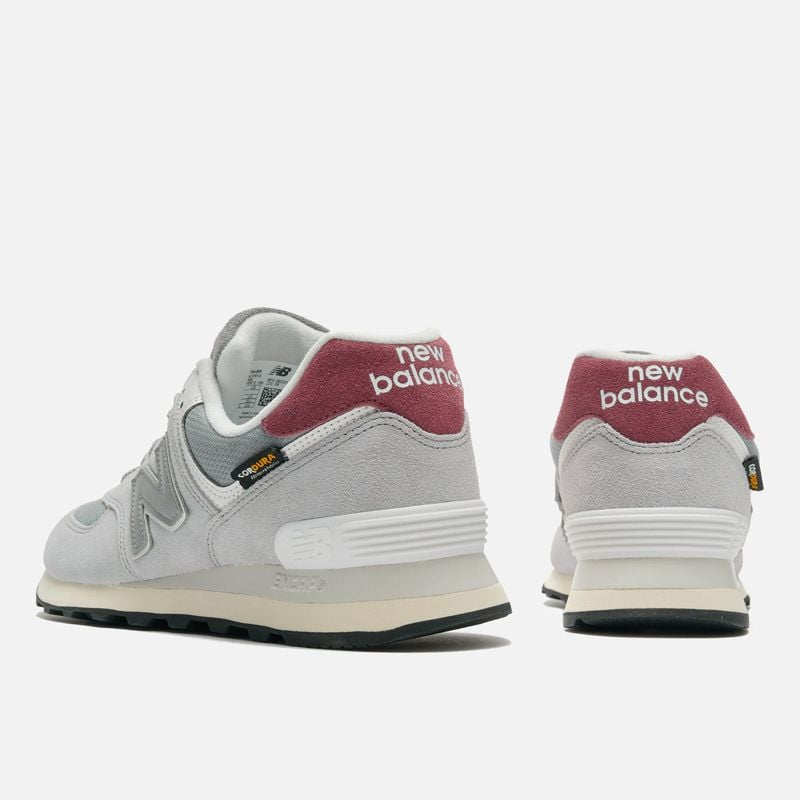 Giày New Balance 574 ‘Arctic Grey Maroon’ U574KBR - Ảnh 6