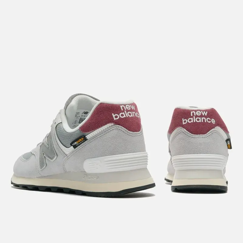 Giày New Balance 574 ‘Arctic Grey Maroon’ U574KBR - Ảnh 6