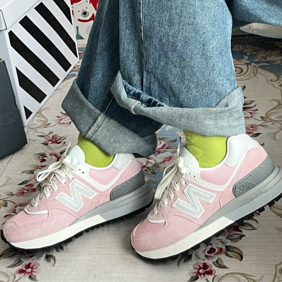 Giày New Balance 574 ‘Pink’ U574LGOP - Ảnh 2