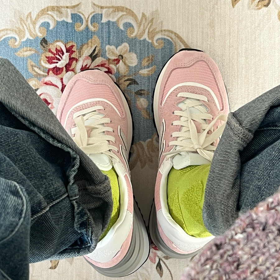 Giày New Balance 574 ‘Pink’ U574LGOP - Ảnh 3