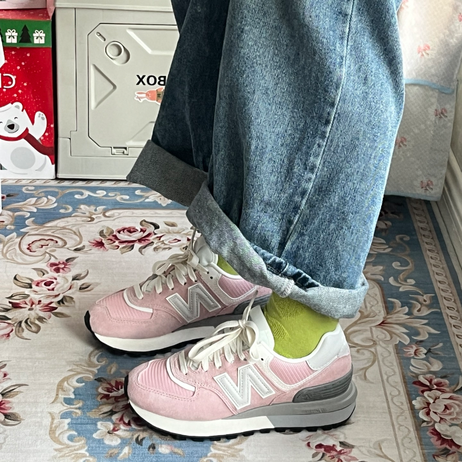 Giày New Balance 574 ‘Pink’ U574LGOP - Ảnh 4