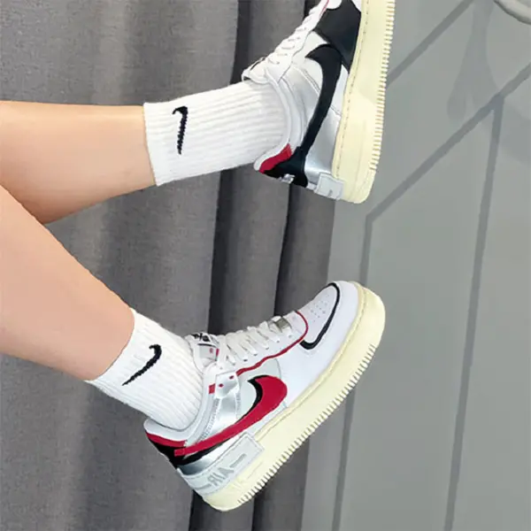 Giày Nike Air Force 1 Shadow ‘White Metallic Silver’ FN6335-100 - Ảnh 3