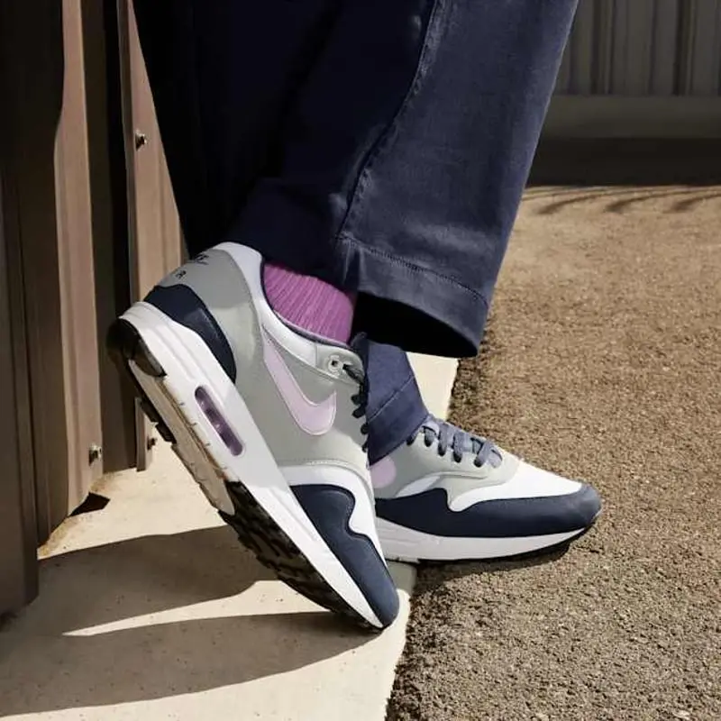 Giày Nike Air Max 1 ‘Obsidian Lilac Bloom’ FD9082-001 - Ảnh 4