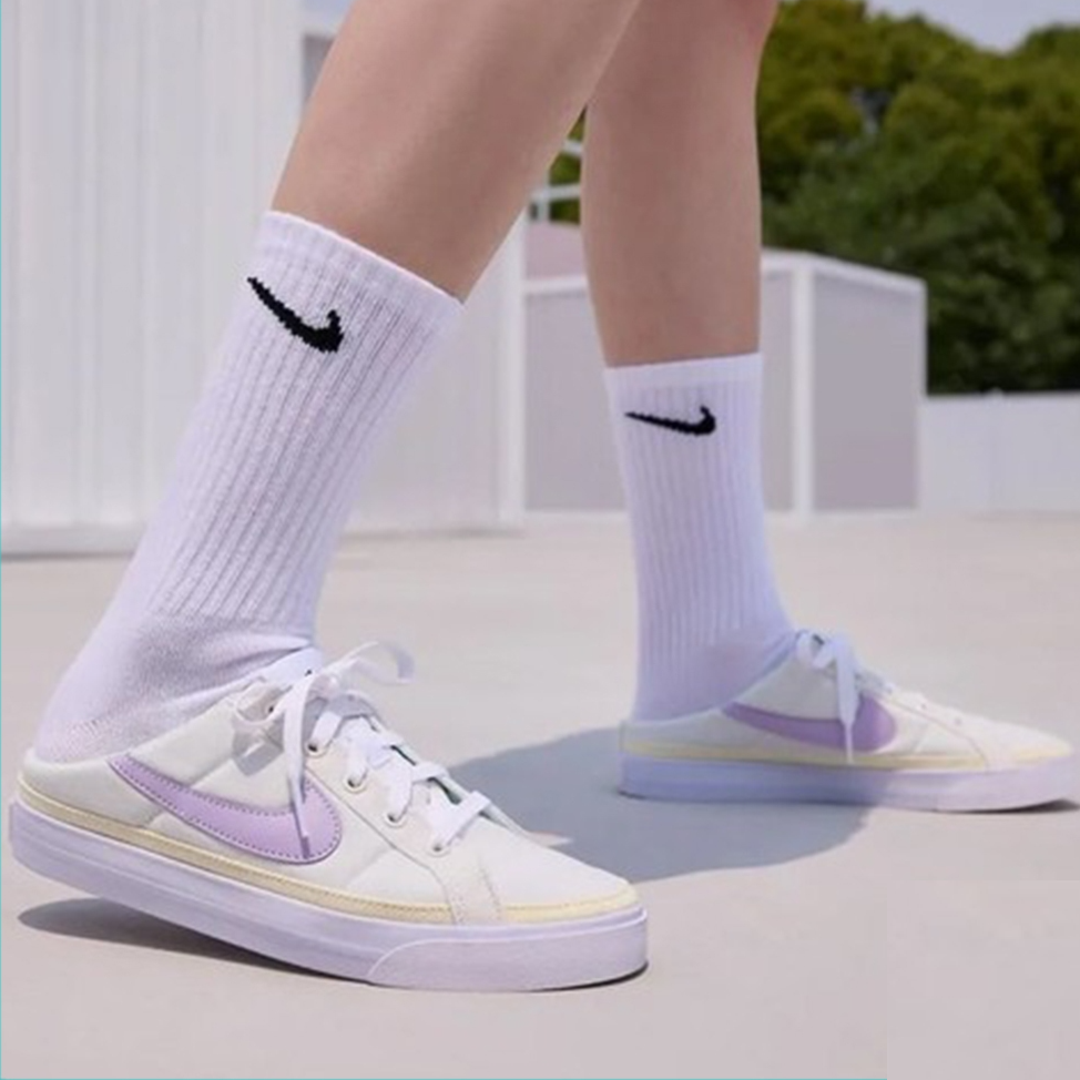 Giày Nike Court Legacy Mule ‘Sail Violet Mist’ HJ3494-151 - Ảnh 2